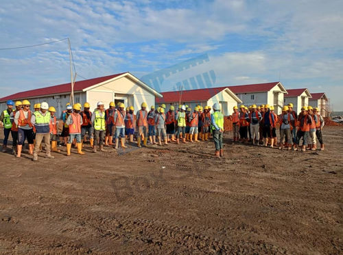 Latest company news about El proyecto de dormitorio para mineros de Indonesia terminado.