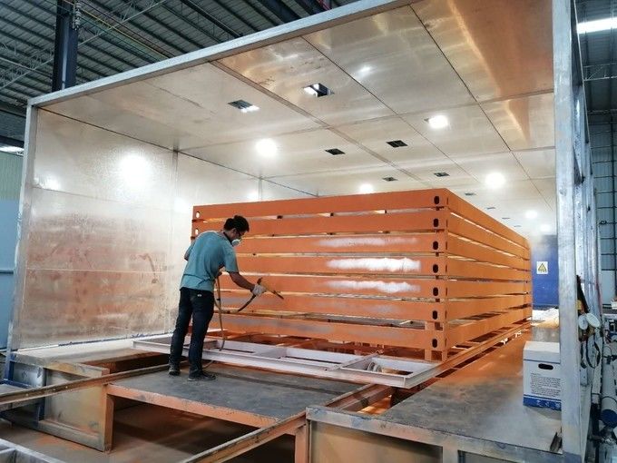 Foshan Boxspace Prefab House Technology Co., Ltd línea de producción del fabricante