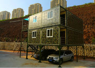 China Pequeña oficina del envase del verde caqui tres capas de 2m m del PVC del panel de piso con el garaje compañía