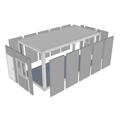 Hojas modulares portátiles prefabricadas