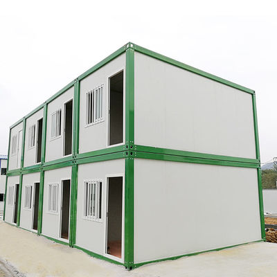 Contenedor de personal dormitorio totalmente montado móvil prefabricado Contenedor de la casa Filipinas paneles de sándwich Casa prefabricada