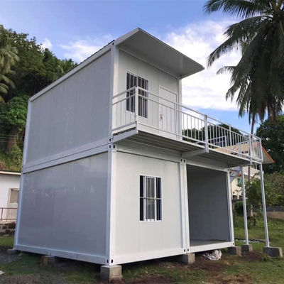 Casas de contenedores temporales desmontables Prefabricadas Viviendas a prueba de terremotos para el sitio