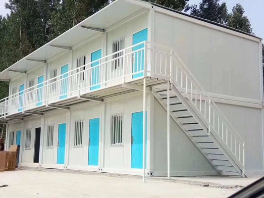 Modernos Prefab Modular 20 40 Ft Contenedor Casas de embalaje plano Prefab Proof Terremoto Mini Contenedor Almacén de campamento