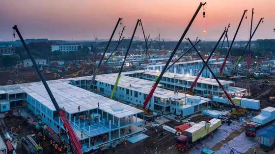 Vivienda médica portátil temporal, clínica prefabricada 20 pies casa de contenedores