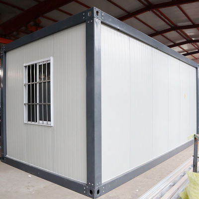 Casa de contenedores desmontable de acero prefabricada flexible de 40 pies