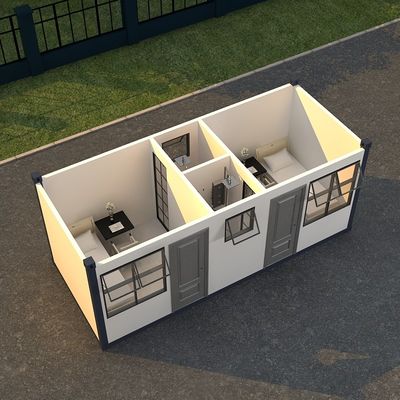 Casas portátiles modulares personalizadas Casas de contenedores desmontables, casas móviles prefabricadas con aislamiento