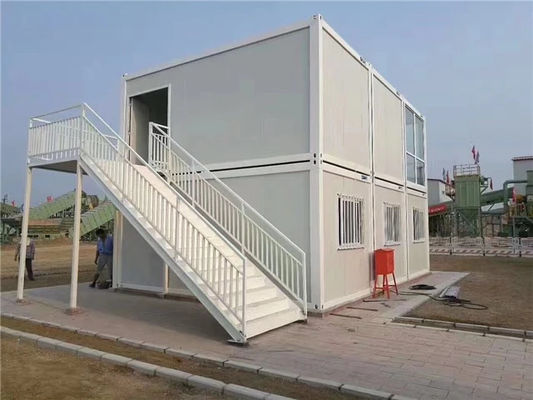 Casa de contenedores modular, oficina Modbox para el sitio de construcción y los trabajadores mineros, 40HQ puede cargar 17 unidades