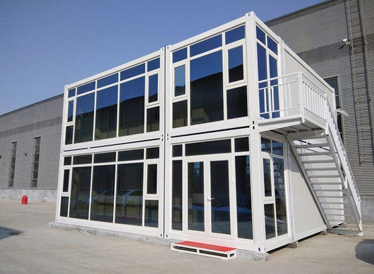 Contenedor de oficina prefabricado interno, plano de 20 pies