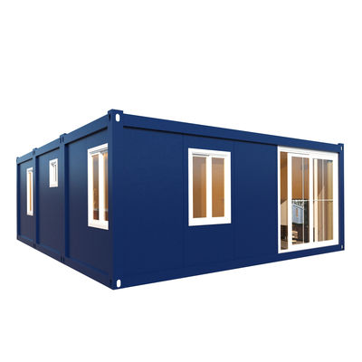 Espacio de caja 40 pies por 20 pies de vivienda modular para uso personal, sistema de derribo con decoraciones de lujo, tiempo de instalación rápido