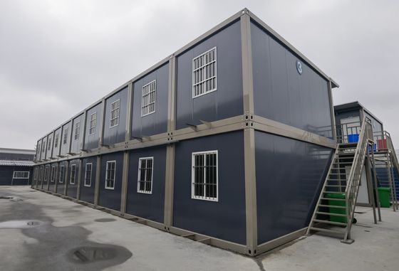 Casa de contenedores desmontable aislante 20' Trabajo Alojamiento en habitaciones de hotel
