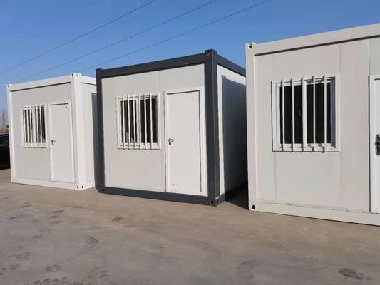Trabajo dormitorio Contenedor de paquete plano Casa de oficina Cabina ISO9001