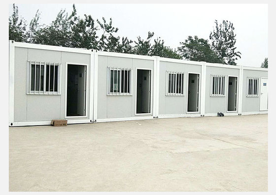 Modernos Prefab Modular 20 40 Ft Contenedor Casas de embalaje plano Prefab Proof Terremoto Mini Contenedor Almacén de campamento