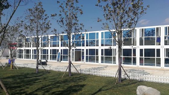 Casas de contenedores de almacenamiento prefabricadas antióxido, Casas de contenedores de envío prefabricadas CE