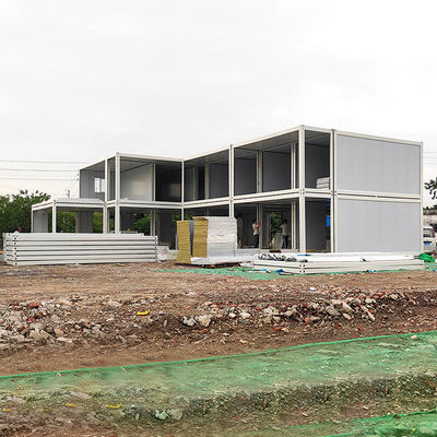 Casas prefabricadas de contenedores de paquetes planos, Casas prefabricadas de contenedores móviles Oficina