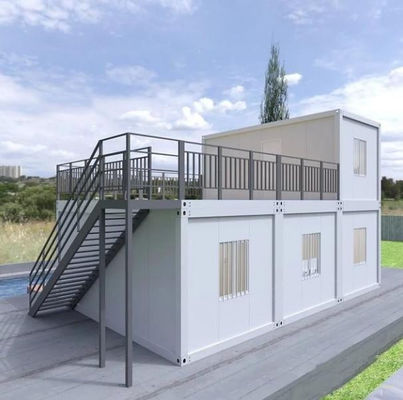 Pequeñas casas prefabricadas de contenedores, casas de contenedores prefabricadas móviles de 20 pies.