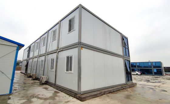 China Proveedor Prefabricado Contenedor de Bajo Costo Van Modular Oficina Contenedor Casa Para el Campo de Petróleo