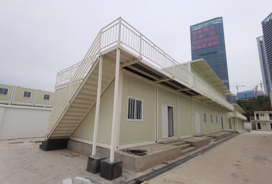 Casa de contenedores prefabricada de acero galvanizado Cabina prefabricada móvil ISO9001