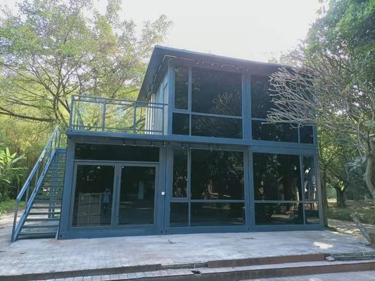 Casa de contenedores portátil con cocina y baño