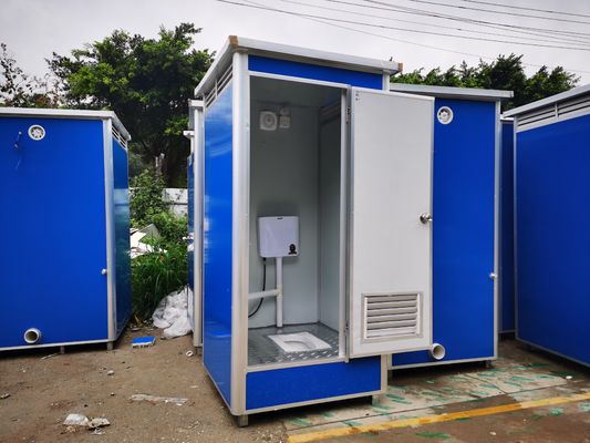 Toilet portable de metal prefabricado, EPS Toilet portable de contenedor para parque al aire libre