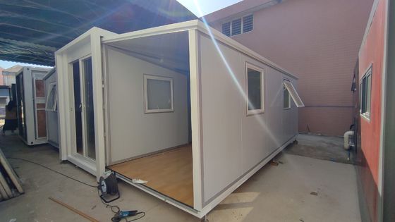 Casa prefabricada de acero móvil expandible 4 dormitorios Casas modulares pequeñas