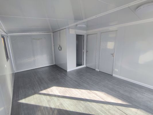 Casas de contenedores anti-sismicas de expansión prefabricadas de 20 pies