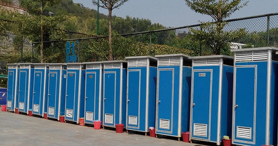 Fácil de instalar Baño portátil de acero Alquiler de baño Cabina móvil para zonas rurales