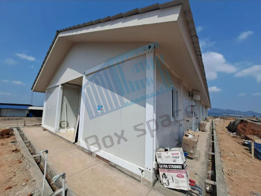 Q235B Casa de contenedores prefabricada de acero galvanizado Antisísmica