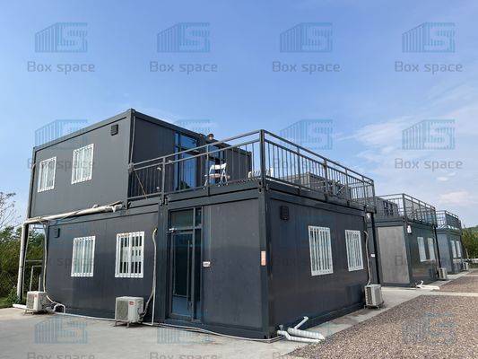 Casas prefabricadas con contenedores desmontables prefabricadas de bajo costo edificio de apartamentos modulares