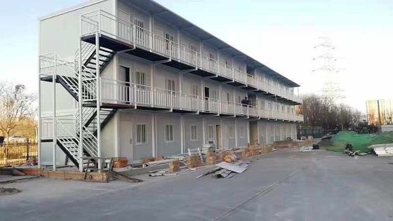 Casas de contenedores de 3 dormitorios de 40 pies, casas de contenedores prefabricadas de cabina montada
