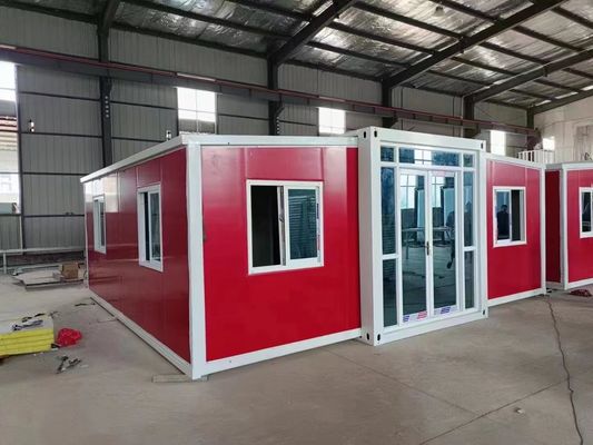 Casa prefabricada plegable de 2 dormitorios Casa de contenedores de lujo Casa modular Nueva Zelanda Casas plegables modernas expandibles