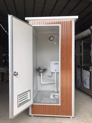 Baño móvil modular prefabricado portátil con panel de sándwich de EPS
