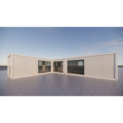 Casas de contenedores de envío prefabricadas personalizadas de 20 pies Casa de quioscos prefabricados modulares