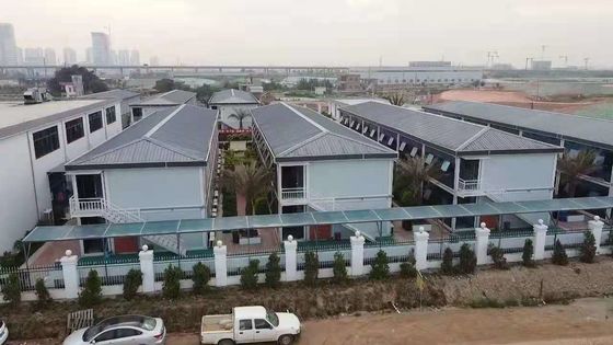 Casa de contenedores con cabina prefabricada, casa de contenedores portátil antisísmica