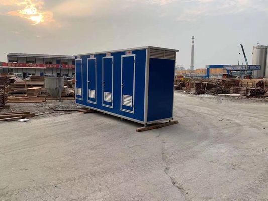 Alquiler de baño público móvil portátil baño de cabina para el sitio de minería