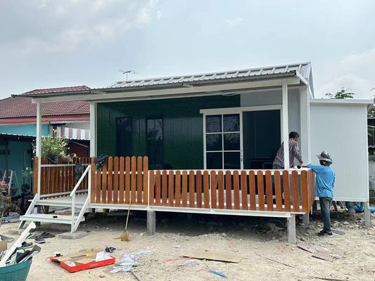 Casas modulares portátiles personalizadas Jardín de madera Casa pequeña Casas móviles prefabricadas con capa de aislamiento