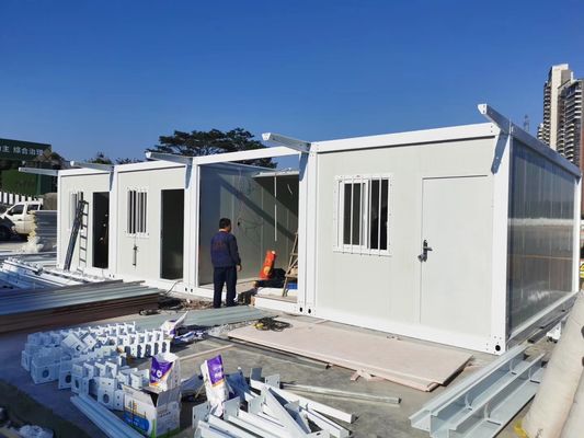 Casa de contenedores para los trabajadores oficina de contenedores en Filipinas para el sitio de minería dormitorio de dos pisos