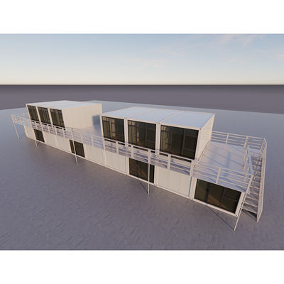 Edificio modular prefabricado acumulable con perspectiva moderna