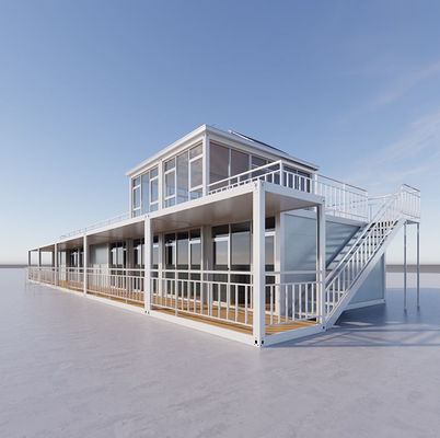 BOX SPACE Casa prefabricada modular Restaurante Contenedor Casa de montaje Casa prefabricada Casa móvil Contenedor hogar