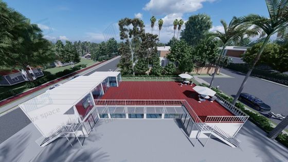 Casas prefabricadas de lujo, casas prefabricadas de contenedores de envío, oficinas de contenedores prefabricadas, edificios de contenedores de envío