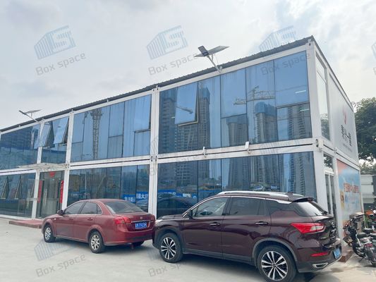 Oficina en el sitio de construcción Modular Casa de contenedores de 20 pies Oficina de contenedores prefabricada Dormitorio de contenedores prefabricado