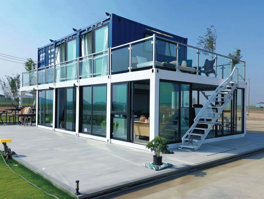 BOX SPACE 20 pies Casa de contenedores prefabricada de envío Casa de contenedores de lujo Casas de contenedores prefabricadas
