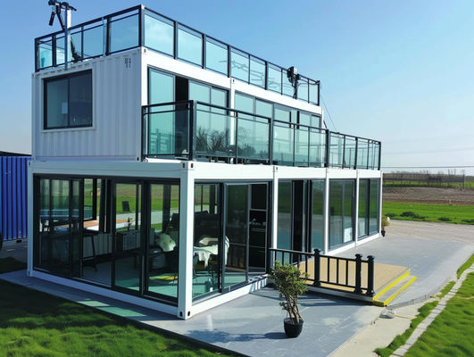 BOX SPACE Edición de lujo Precios de fábrica Casa de contenedores totalmente montada Tailandia Casa modular 40 pies Casas prefabricadas
