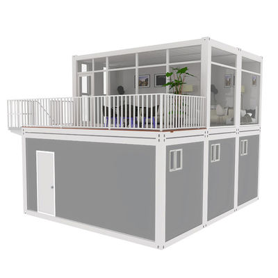 Diseño más reciente Casa portátil Casa plegable Contenedor Estructura Airbnb Casa portátil de 3 habitaciones Casa portátil con muebles
