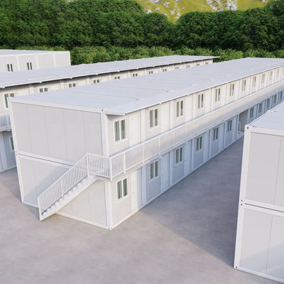 Resistencia al terremoto Prefabricado Eco House Log Cabin Kits Prefabricado Casa de 4 dormitorios Casas modulares de acero personalizadas de China