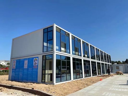 Casa prefabricada Modular Contenedor de lujo Oficina Casa portátil Contenedor de estructura modular Dormitorio para trabajadores