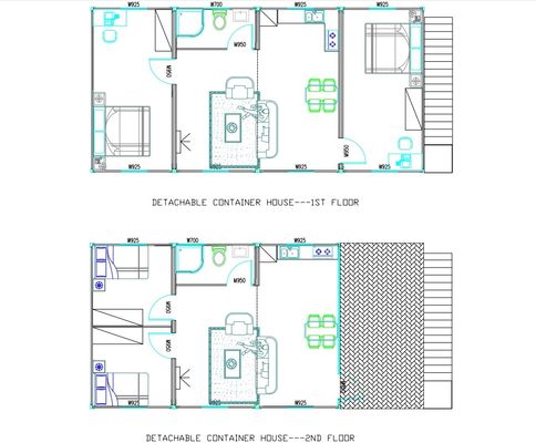 Casa prefabricada para habitaciones de jardín y casa de cabañas Tailandia Casa portable de contenedores con aislamiento de pozos