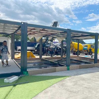 BOX SPACE Contenedor de almacenamiento portátil para almacén Mini contenedor Almacén para estación de transferencia logística