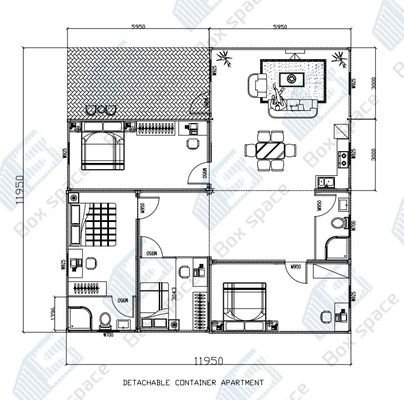 Casas prefabricadas Prefabricadas de 40 pies Por mayor Prefab móviles Casas modulares pequeñas Casas de contenedores Pod de oficina al aire libre