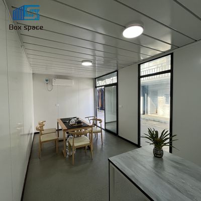 Puerta de acero Instalación Contenedor Casa Casa personalizada Moderno de lujo Nuevos materiales Prefabricados Modular Casa pequeña