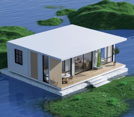 Casas prefabricadas clásicas Paneles solares Casa pequeña con patio Casas mansiones de lujo Prefabricadas para motel o uso personal